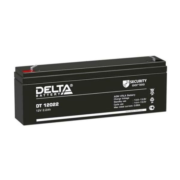 Аккумулятор для ИБП DELTA DT12022 12 В 2.2 Ач