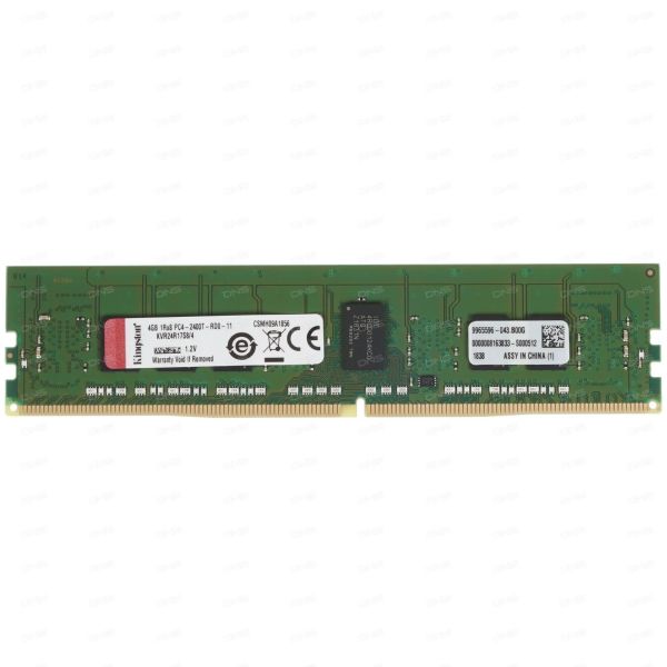 Оперативная память DIMM Kingston KVR24R17S8/4 DDR4 - 1x4Гб, 2400МГц, Ret