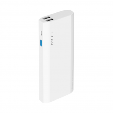 Внешний аккумулятор Deppa NRG power 13000 mAh, белый 2.1A 2 USB 33513